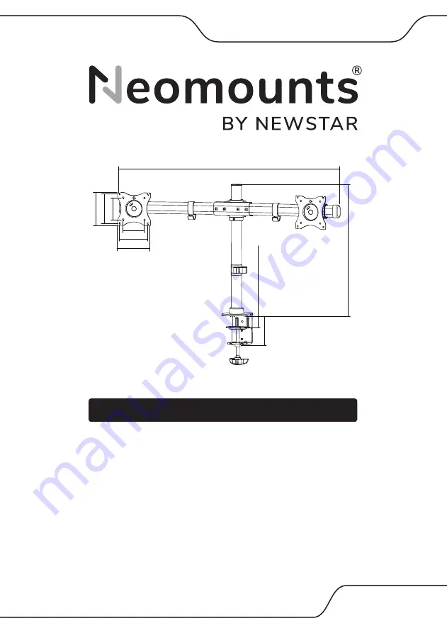 NewStar Neomounts FPMA-DCB100DBLACK Скачать руководство пользователя страница 1