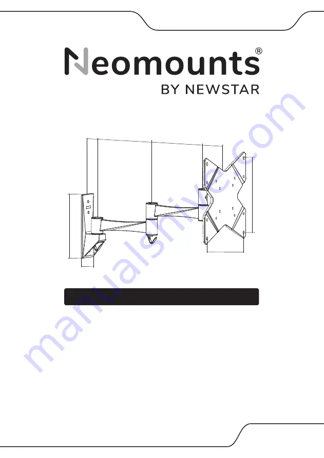 NewStar Neomounts FPMA-W835 Instruction Manual Download Page 1