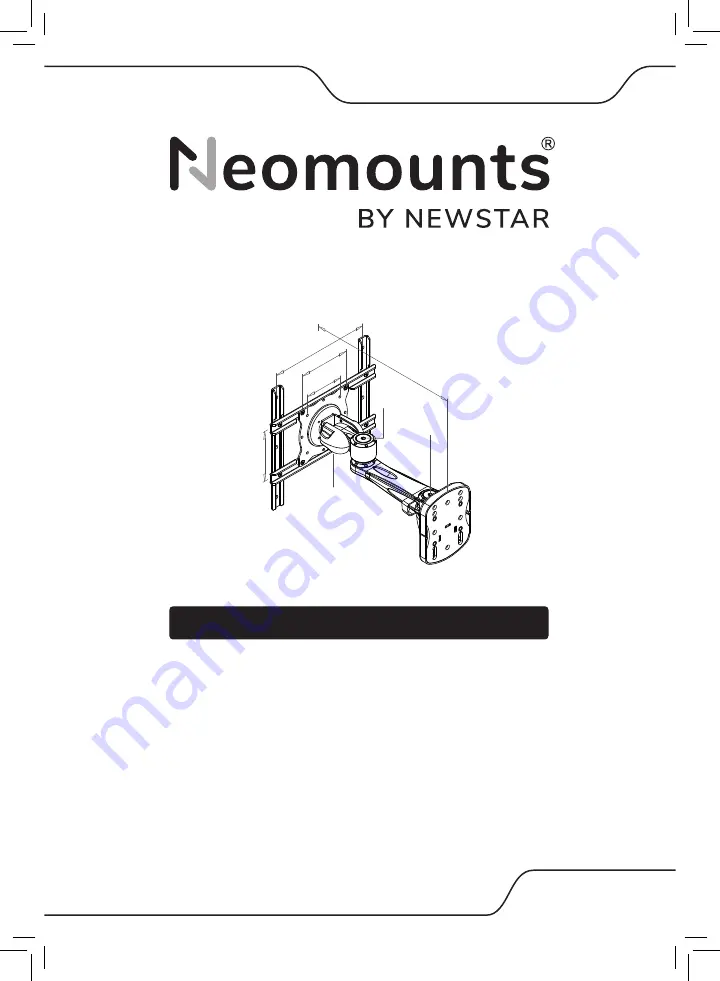 NewStar Neomounts FPMA-W925 Скачать руководство пользователя страница 1