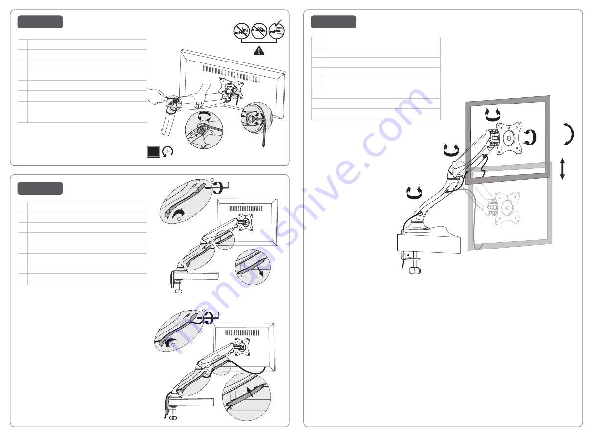 NewStar NEOMOUNTS NM-D500BLACK Instruction Manual Download Page 4