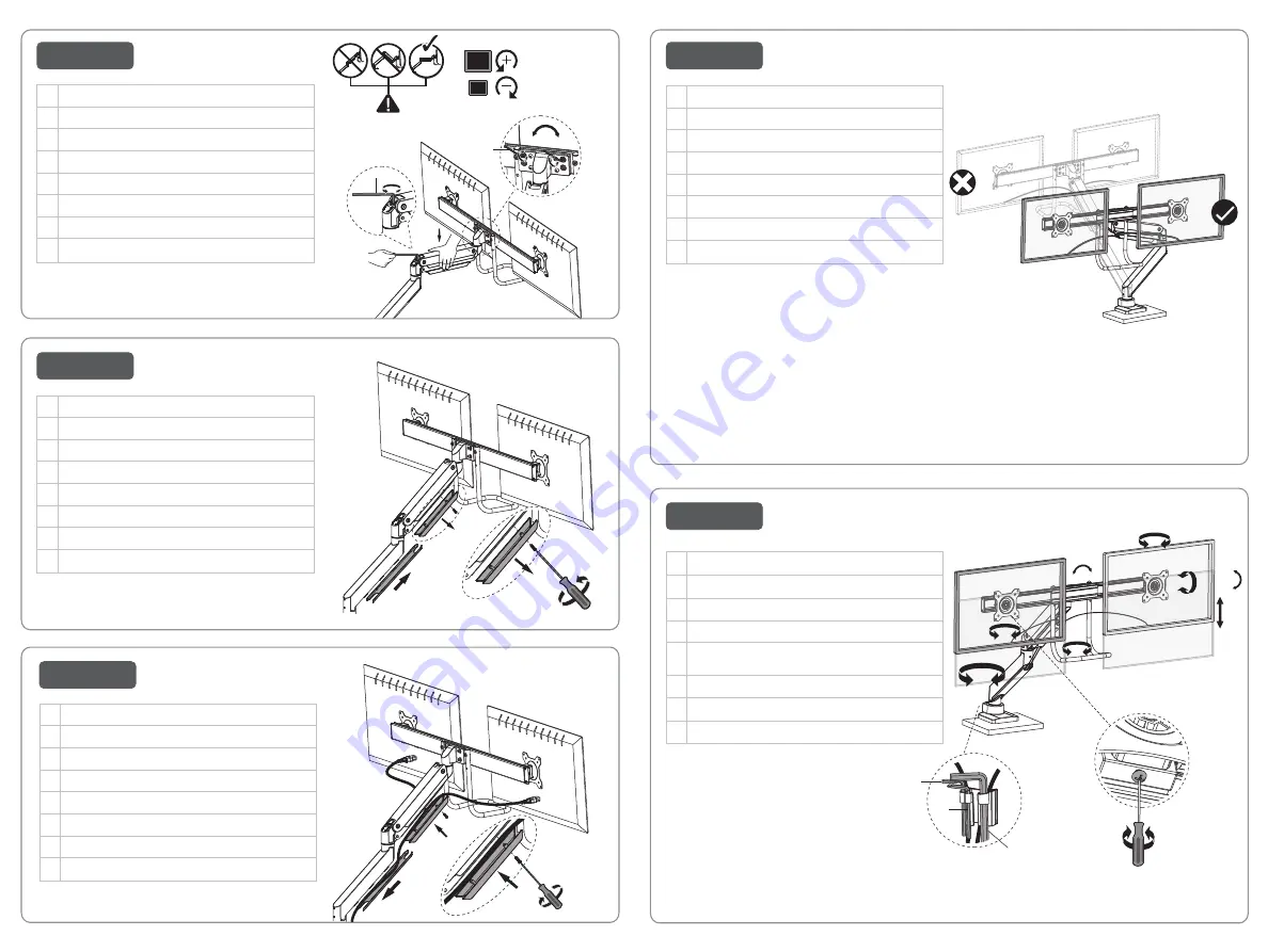 NewStar NEOMOUNTS NM-D775DXBLACK Instruction Manual Download Page 4