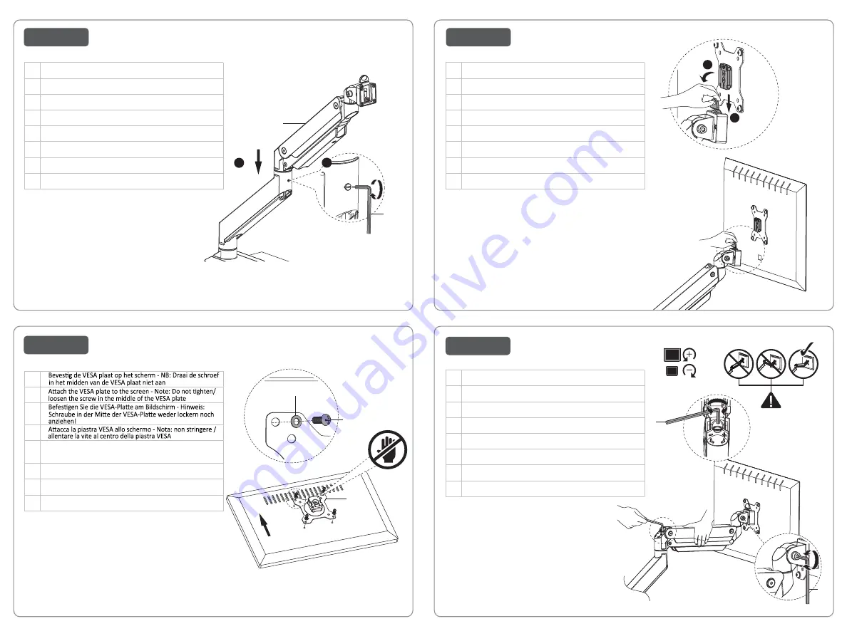 NewStar NEOMOUNTS NM-D775WHITE Скачать руководство пользователя страница 3