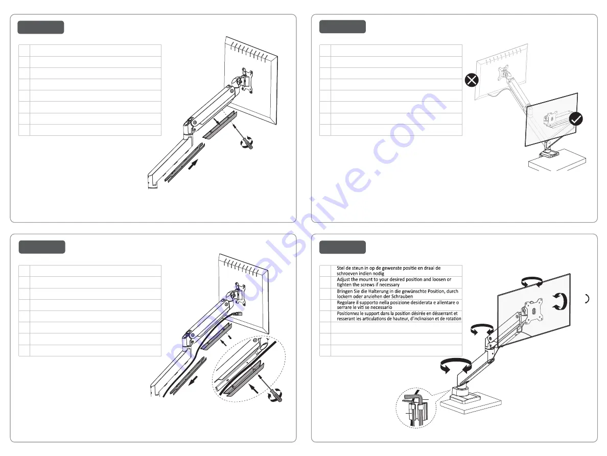 NewStar NEOMOUNTS NM-D775WHITEPLUS Instruction Manual Download Page 4