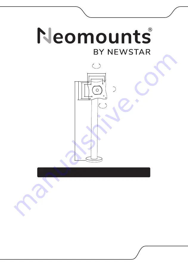 NewStar Neomounts NS-DPOS100BLACK Instruction Manual Download Page 1