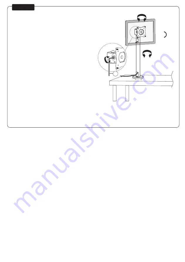 NewStar Neomounts NS-DPOS100BLACK Instruction Manual Download Page 3