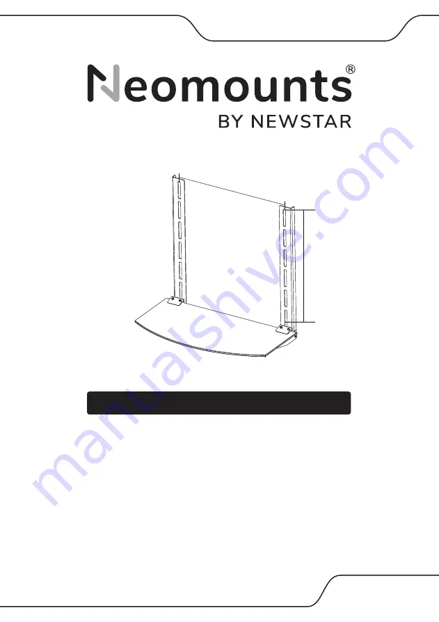 NewStar Neomounts NS-SHELF100 Скачать руководство пользователя страница 1