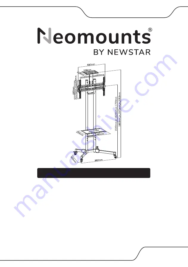 NewStar NeoMounts PLASMA-M1700E Скачать руководство пользователя страница 1