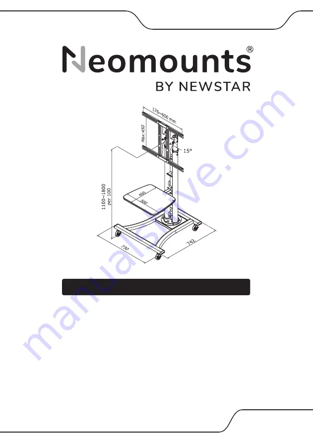 NewStar Neomounts PLASMA-M1800E Скачать руководство пользователя страница 1