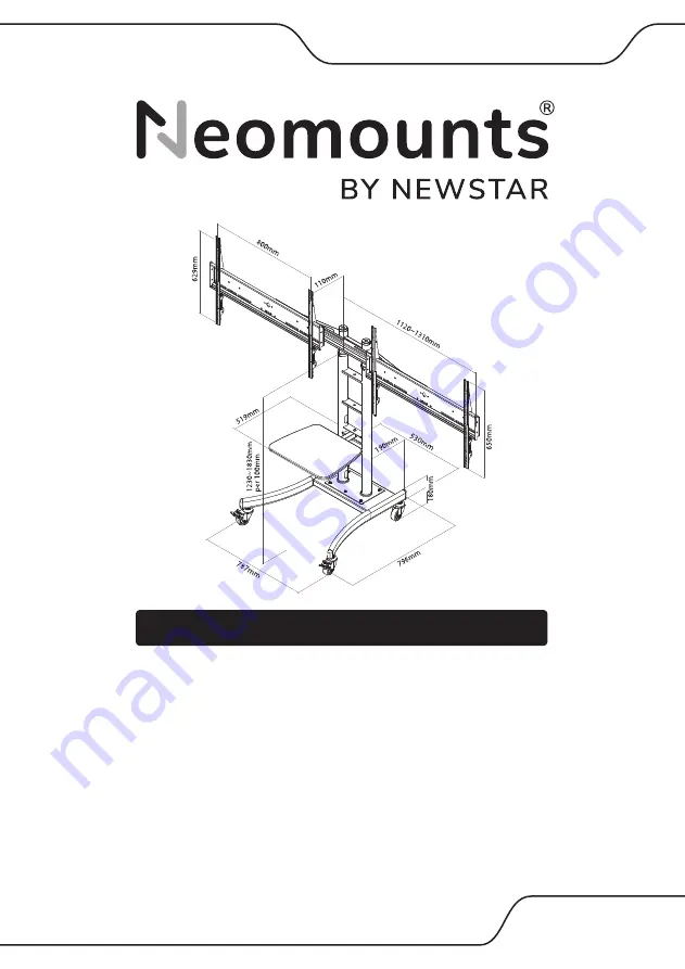 NewStar Neomounts PLASMA-M2000ED Скачать руководство пользователя страница 1