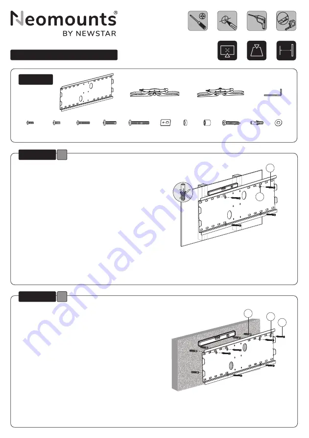 NewStar Neomounts PLASMA-W200 Instruction Manual Download Page 2