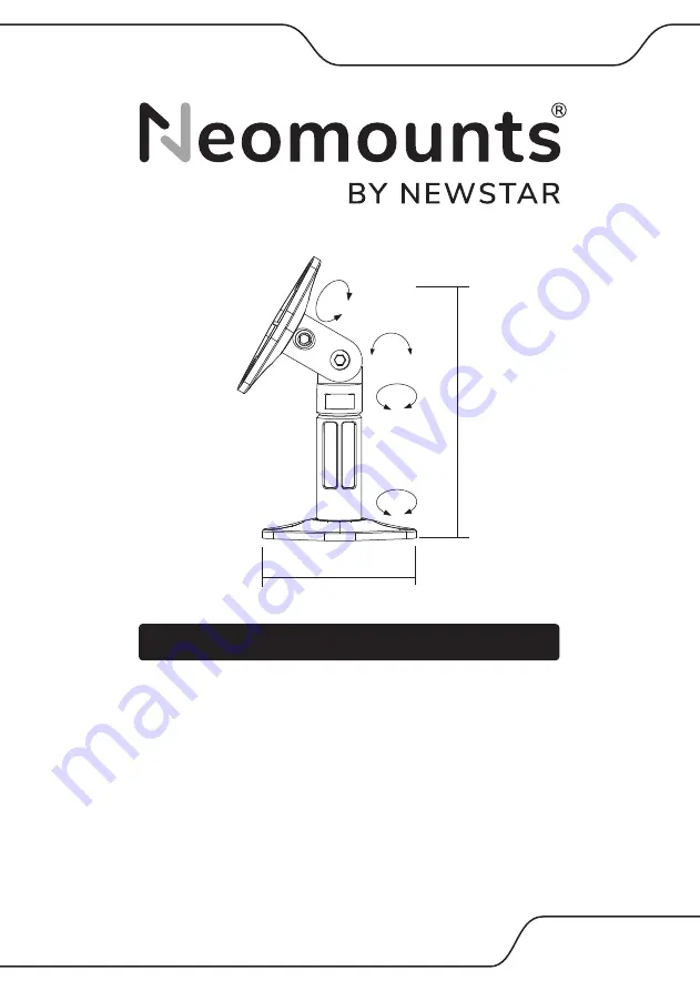 NewStar Neomounts SPEAKER-W100 Instruction Manual Download Page 1