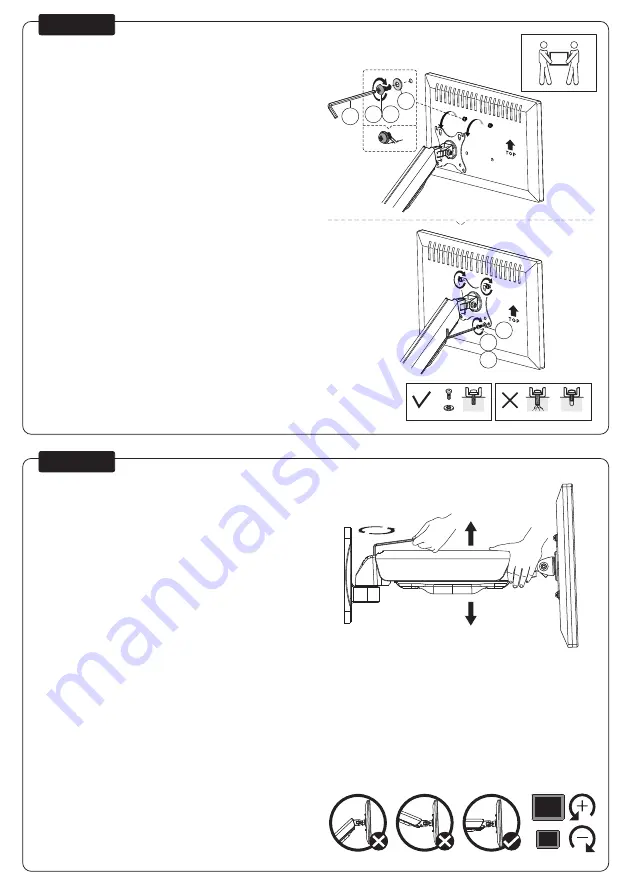 NewStar Neomounts WL70-440BL11 Instruction Manual Download Page 4