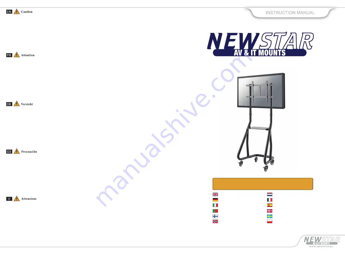 NewStar NS-M3600BLACK Instruction Manual Download Page 1