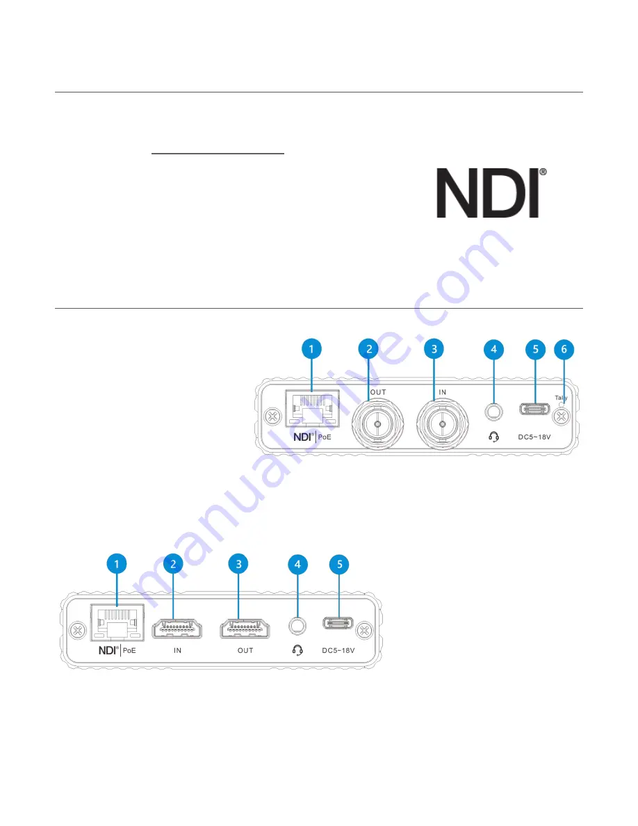 NewTek Spark Plus 3G-SDI Скачать руководство пользователя страница 6