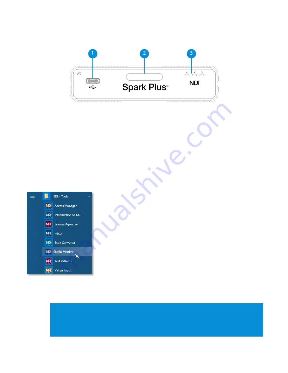 NewTek Spark Plus 3G-SDI Скачать руководство пользователя страница 7