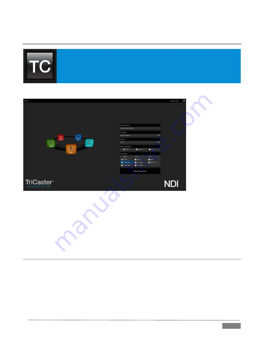 NewTek tricaster advanced edition User Manual Download Page 63