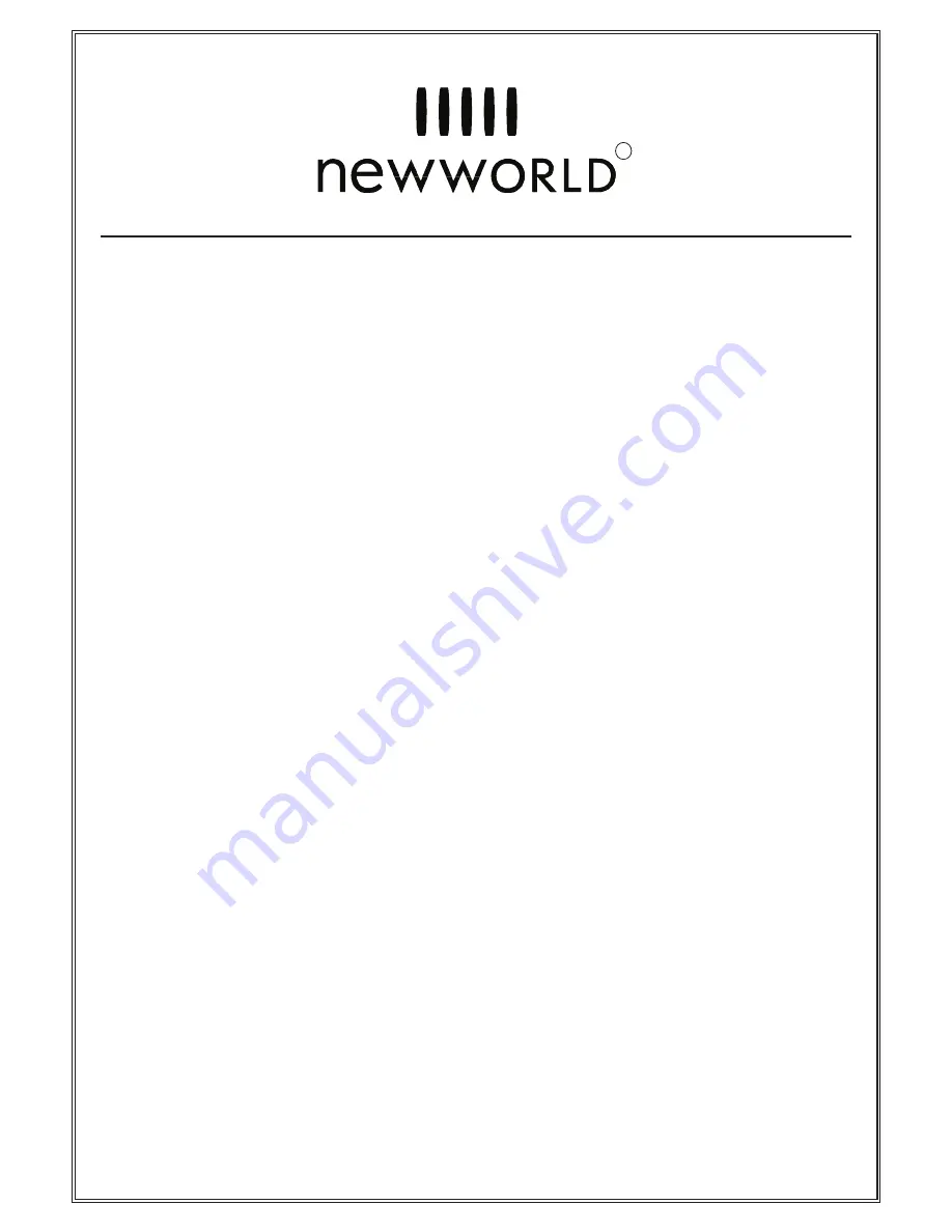 Newworld G50S Users Manual & Installation Handbook Download Page 1