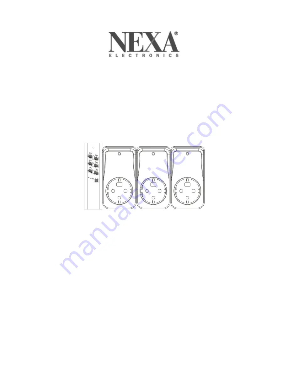 Nexa NEYCR-1500 User Manual Download Page 1