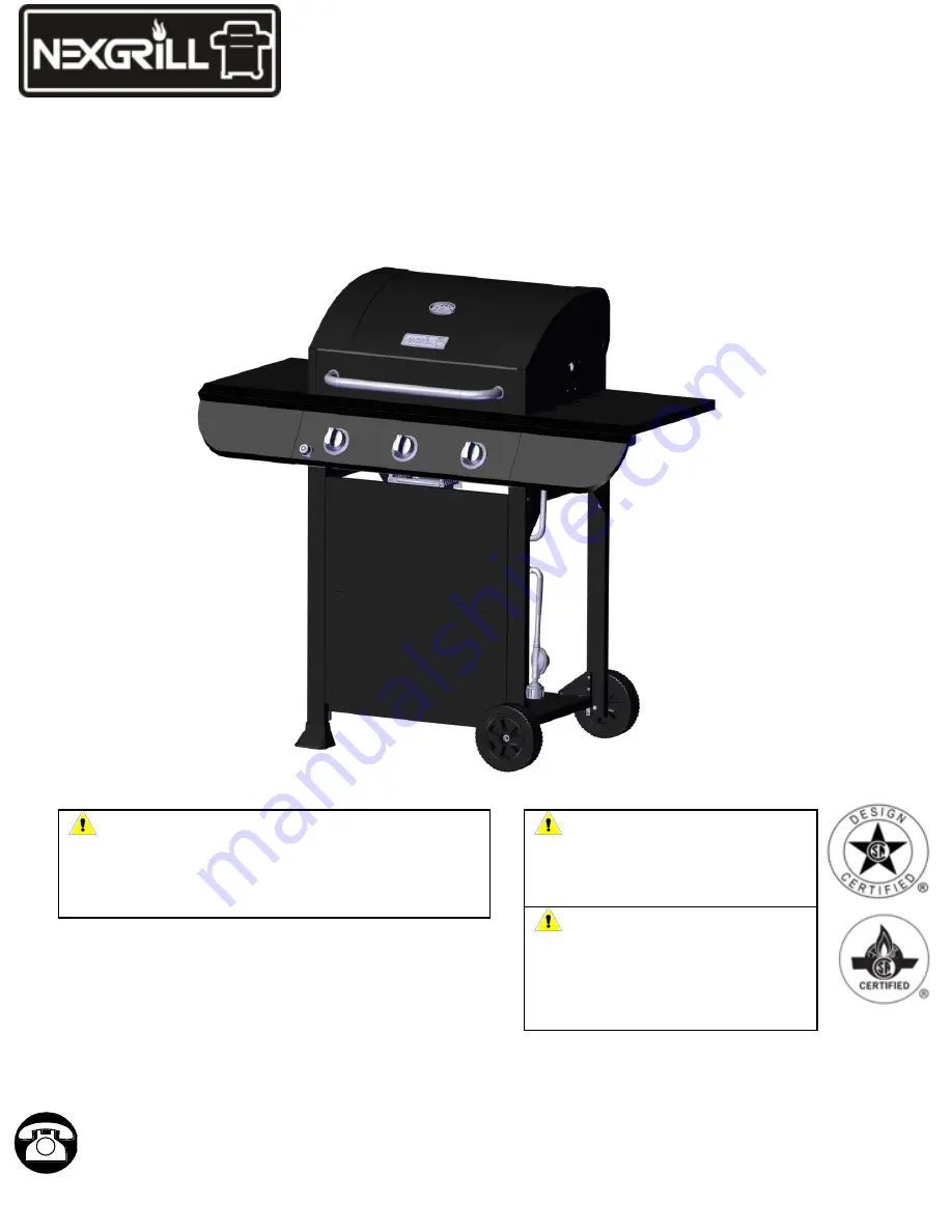 Nexgrill 720-0894F User Manual Download Page 14