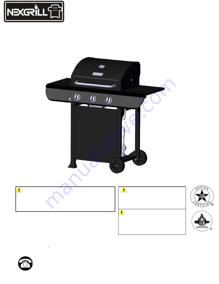 Nexgrill 720-0894F Скачать руководство пользователя страница 27