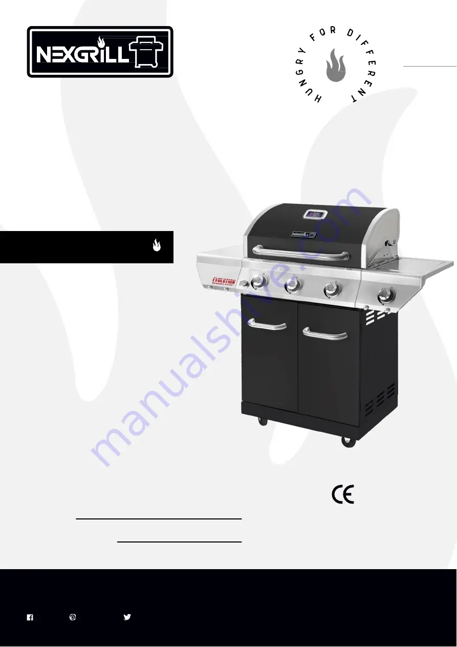 Nexgrill evolution infrared plus Instruction Manual Download Page 45