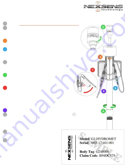 NexSens G2-HYDROMET Quick Start Download Page 1