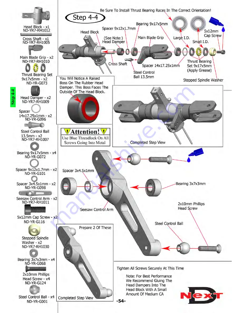 Next D Rave ENV Instruction Manual Download Page 56