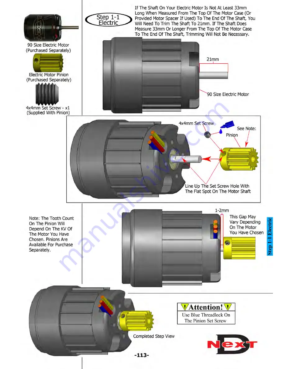 Next D Rave ENV Instruction Manual Download Page 115