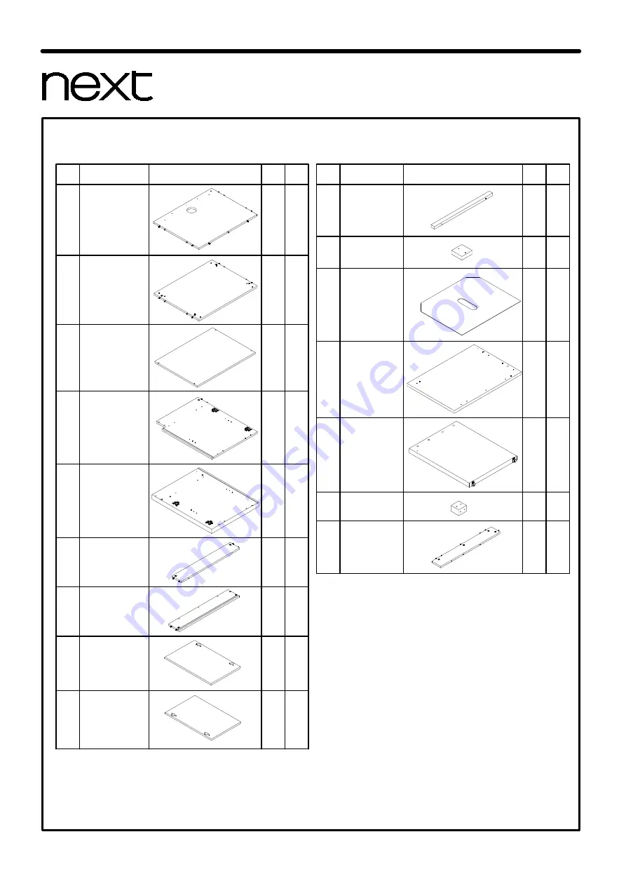 Next 116306 Assembly Instructions Manual Download Page 4