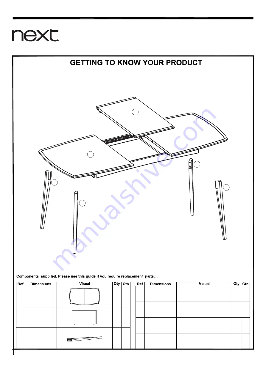 Next 125109 Assembly Instructions Manual Download Page 3