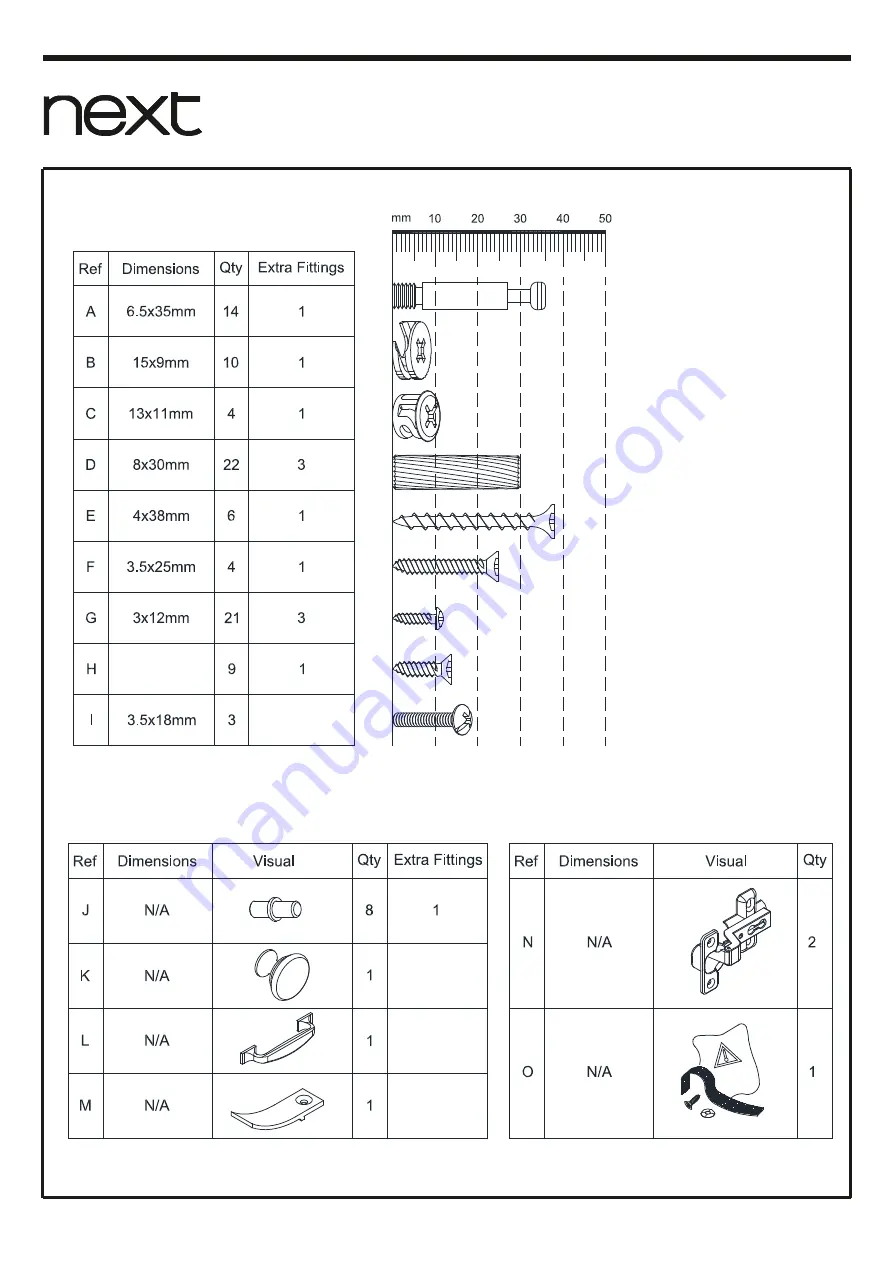 Next 130844 Assembly Instructions Manual Download Page 5