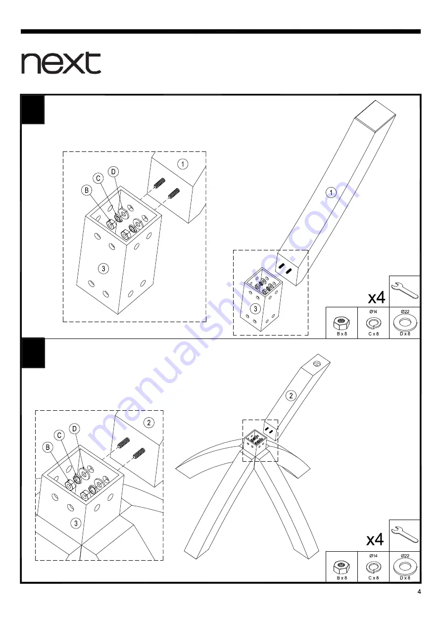 Next 131023 Assembly Instructions Manual Download Page 5