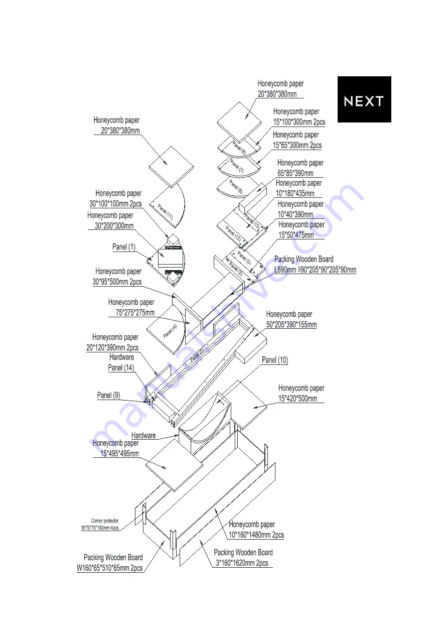 Next 217201 Assembly Instructions Manual Download Page 21