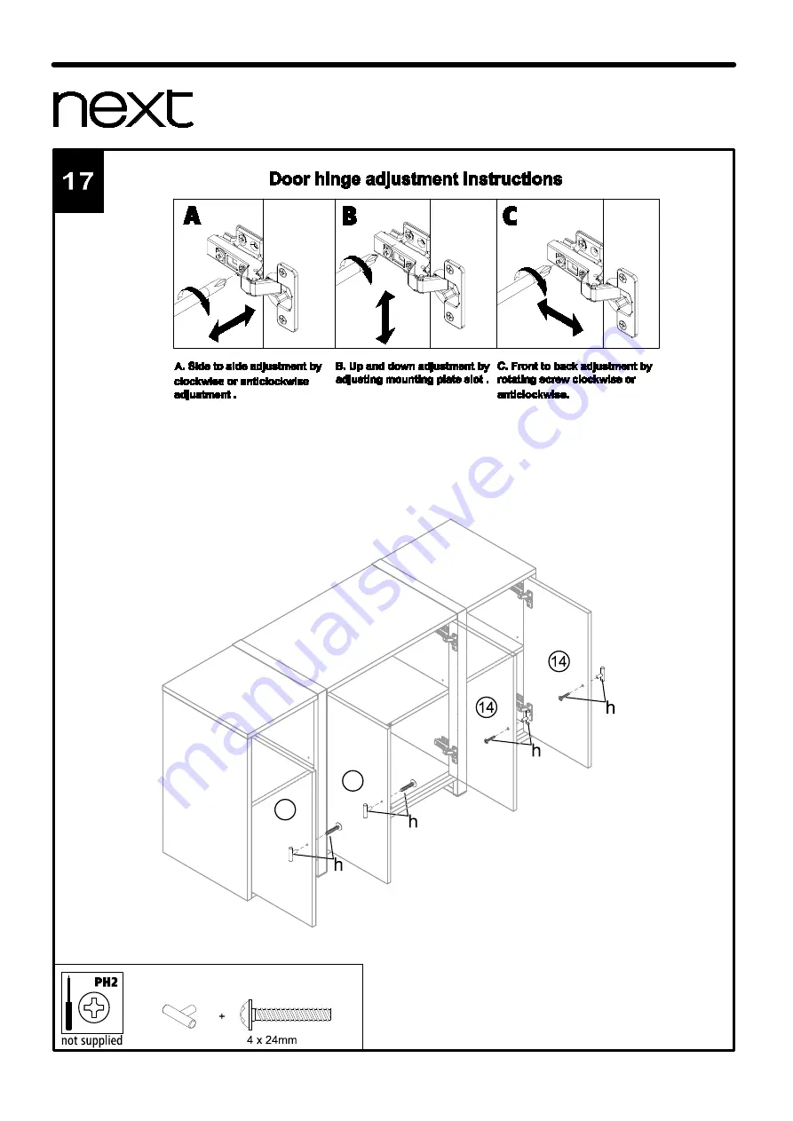 Next 279192 Assembly Instruction Manual Download Page 16