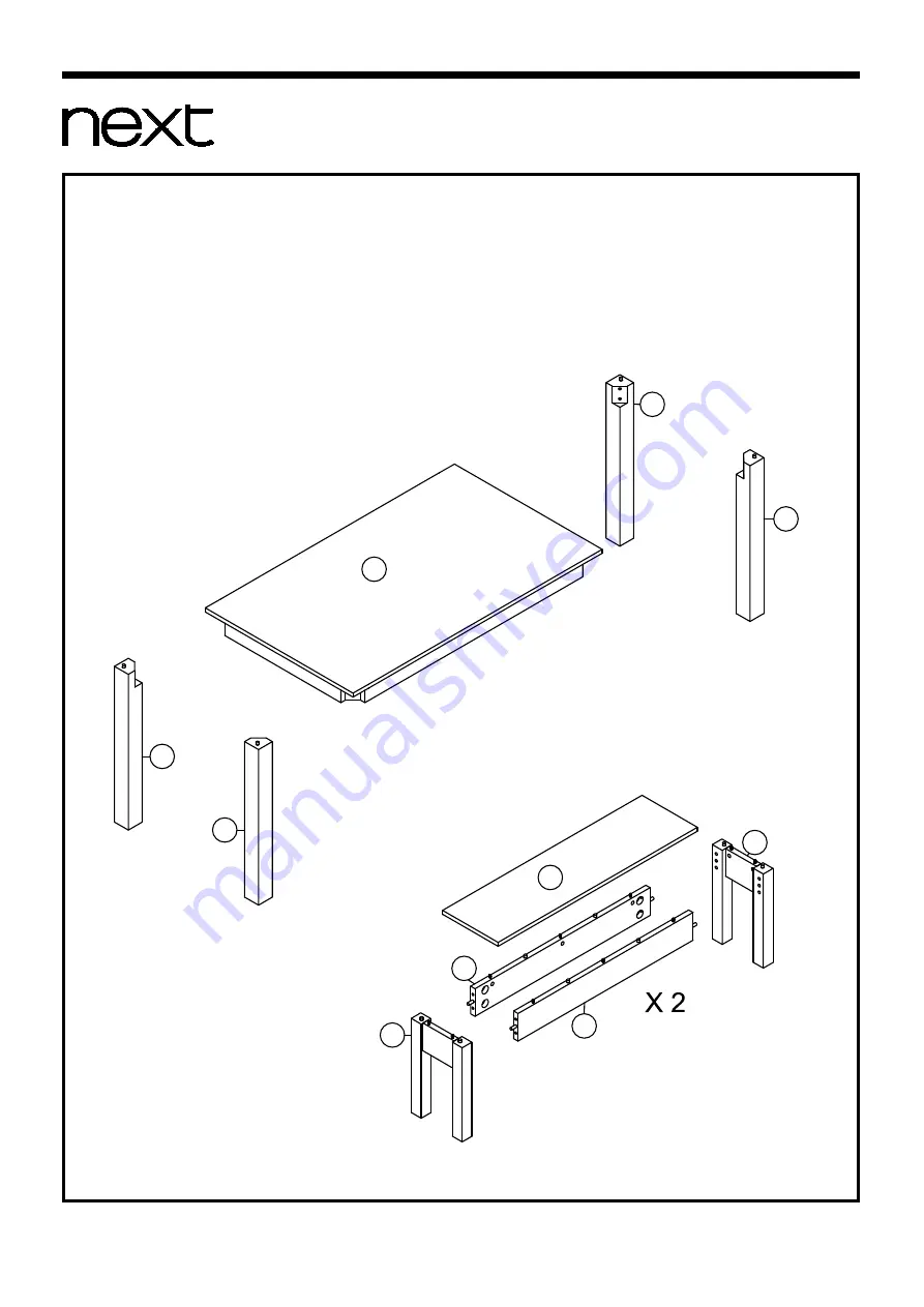 Next 307920 Assembly Instructions Manual Download Page 3