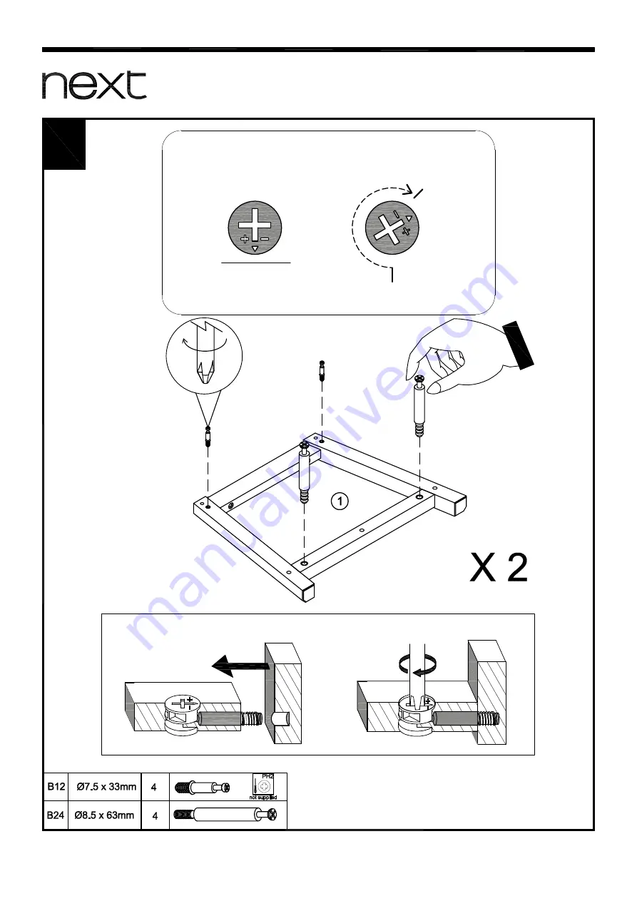 Next 330034 Assembly Instructions Manual Download Page 6