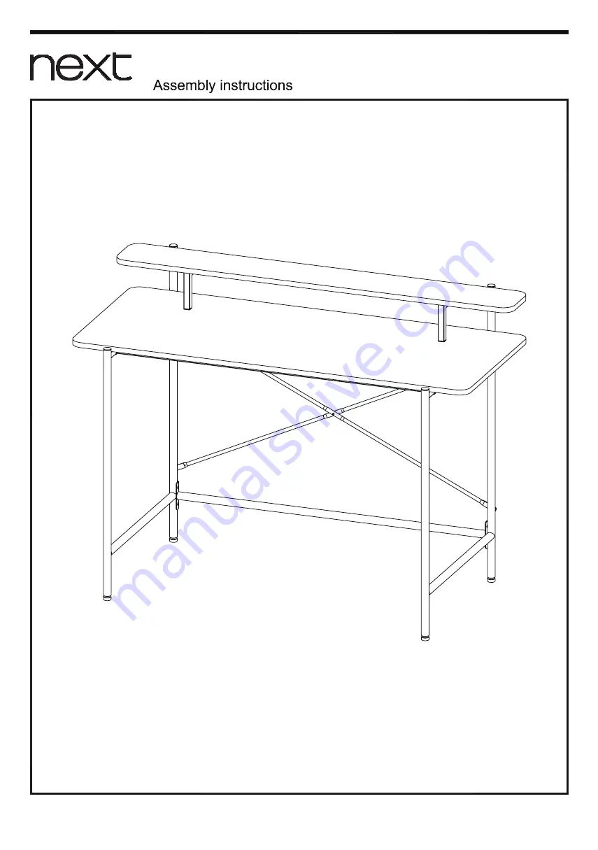 Next 333885 Assembly Instructions Manual Download Page 1