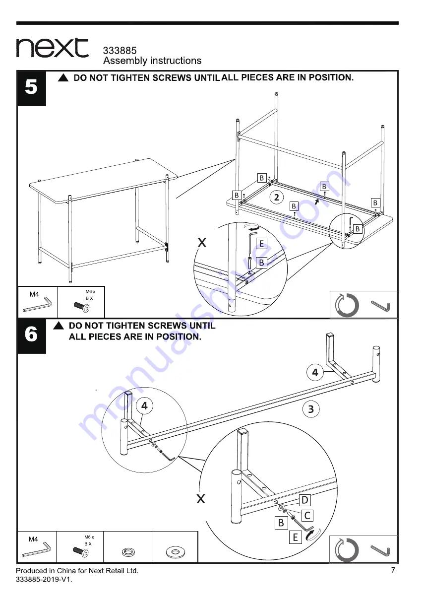 Next 333885 Assembly Instructions Manual Download Page 8