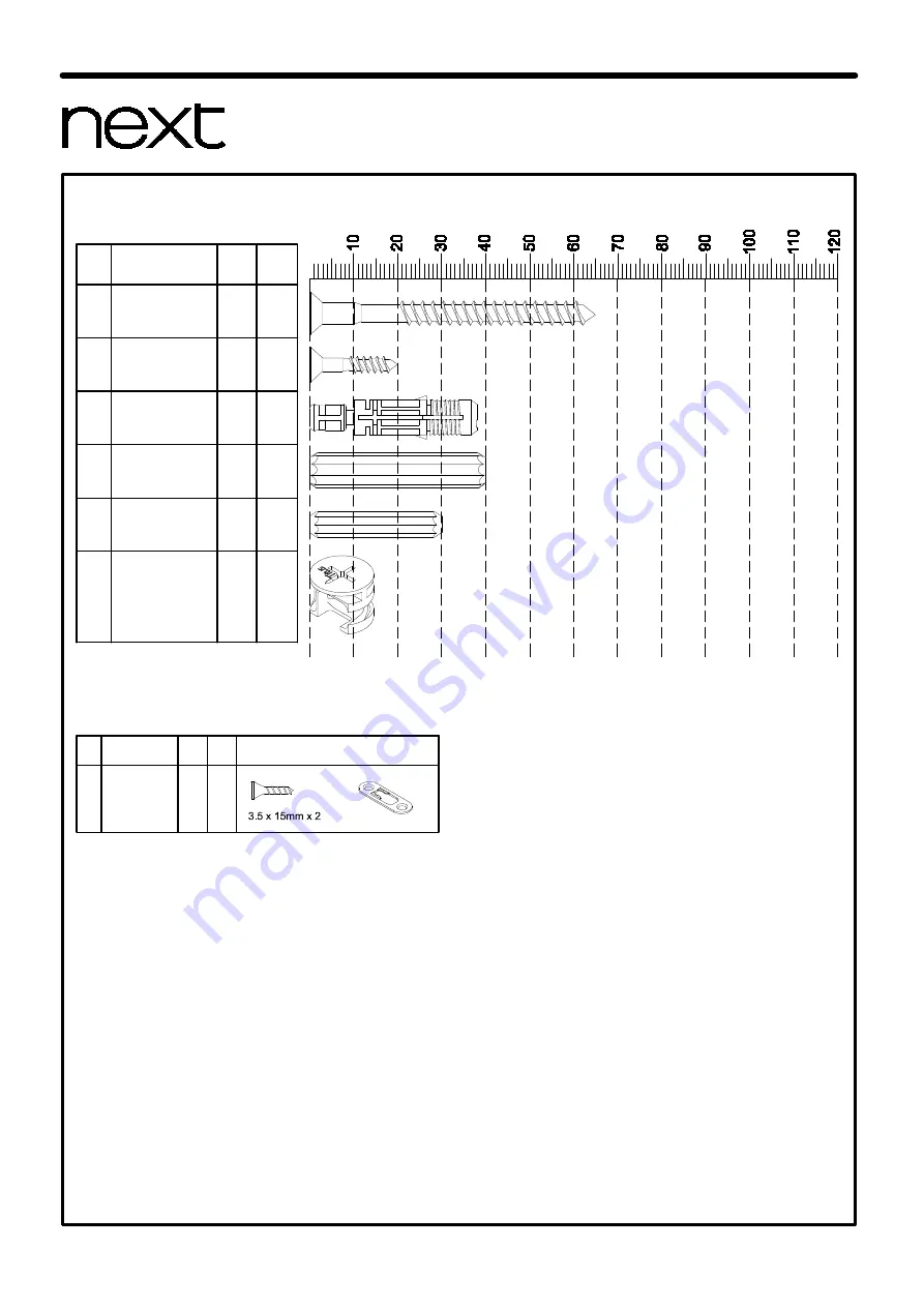 Next 344911 Assembly Instructions Manual Download Page 5