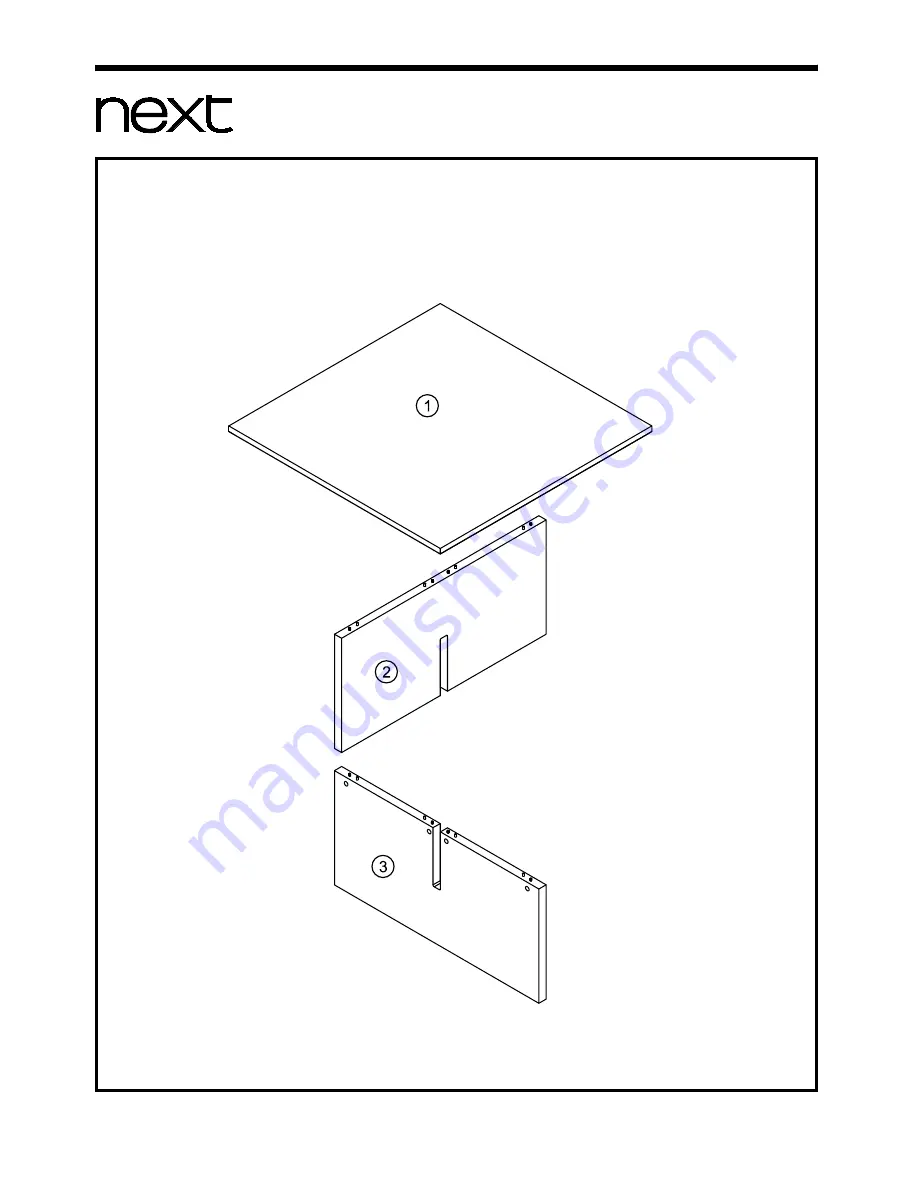 Next 386842 Assembly Instructions Manual Download Page 3