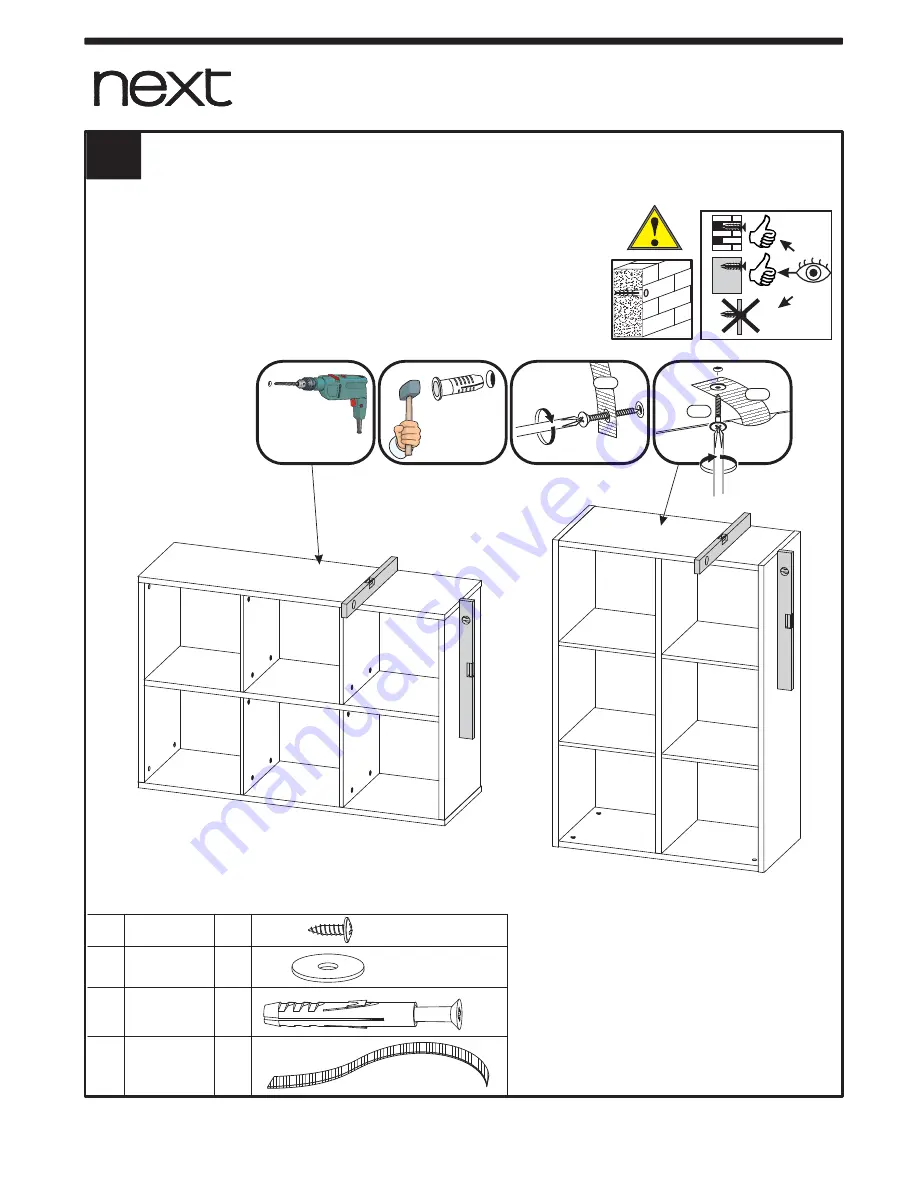 Next 401949 Assembly Instructions Manual Download Page 10