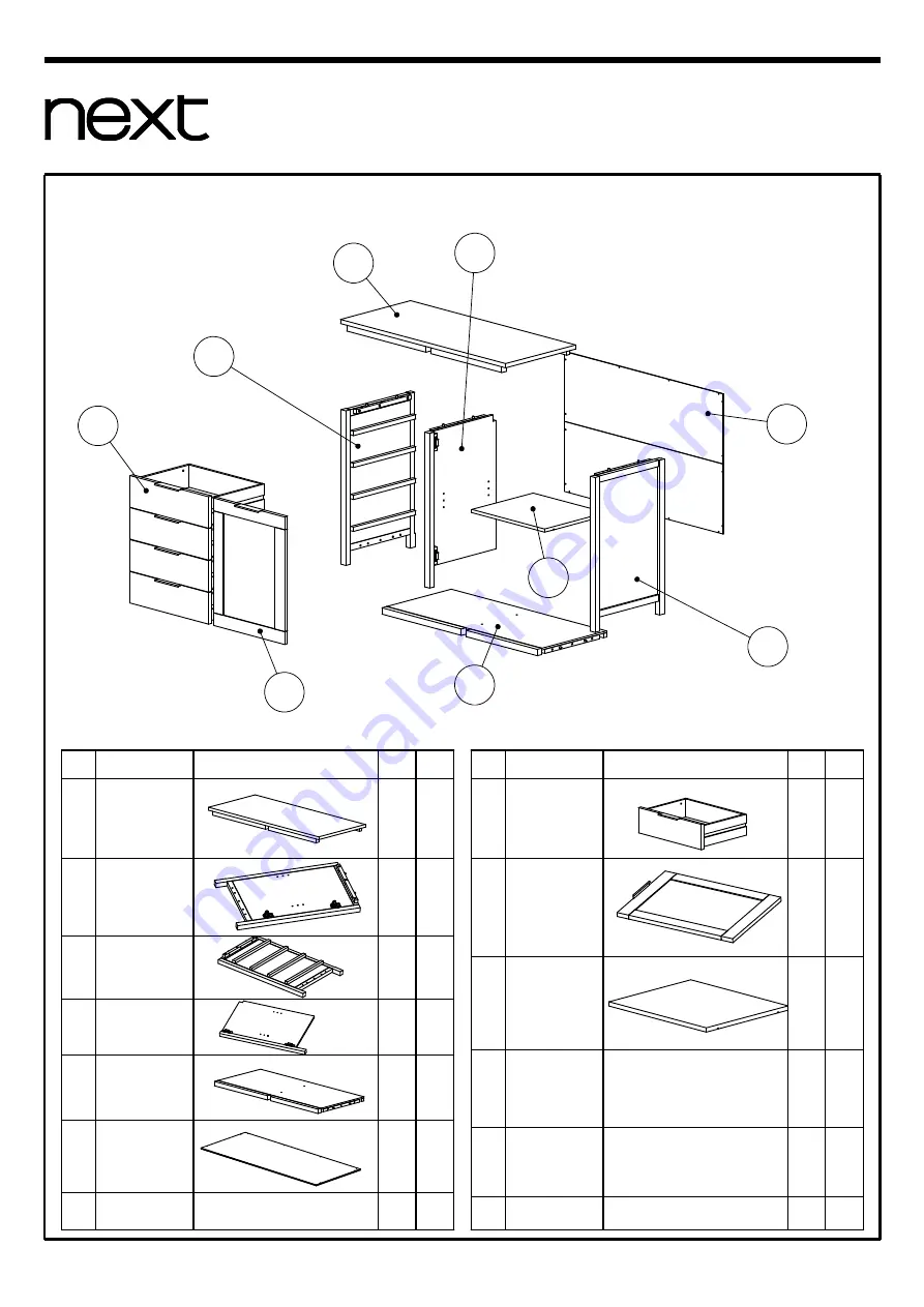 Next 408893 Assembly Instructions Manual Download Page 4