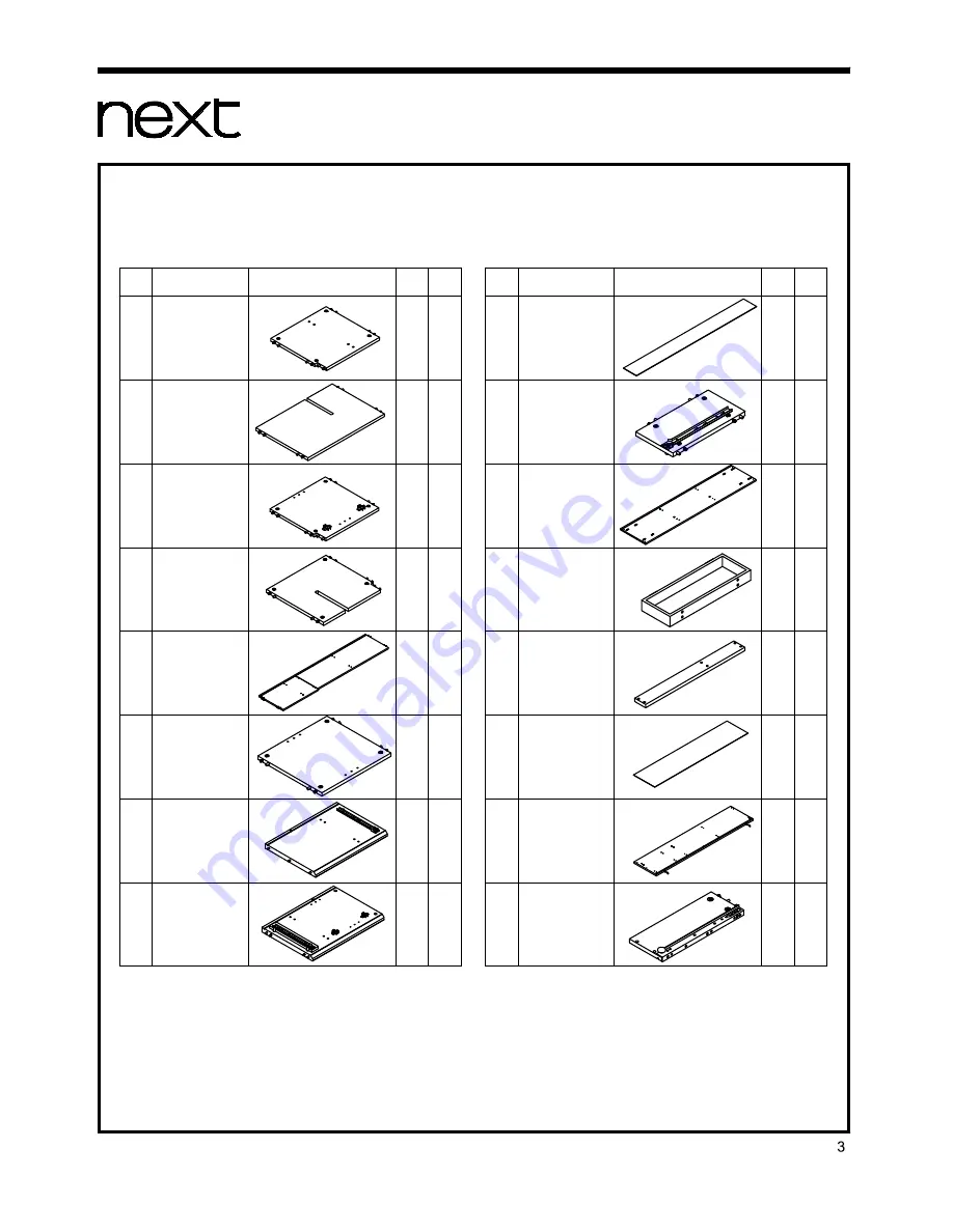 Next 409288 Assembly Instructions Manual Download Page 4