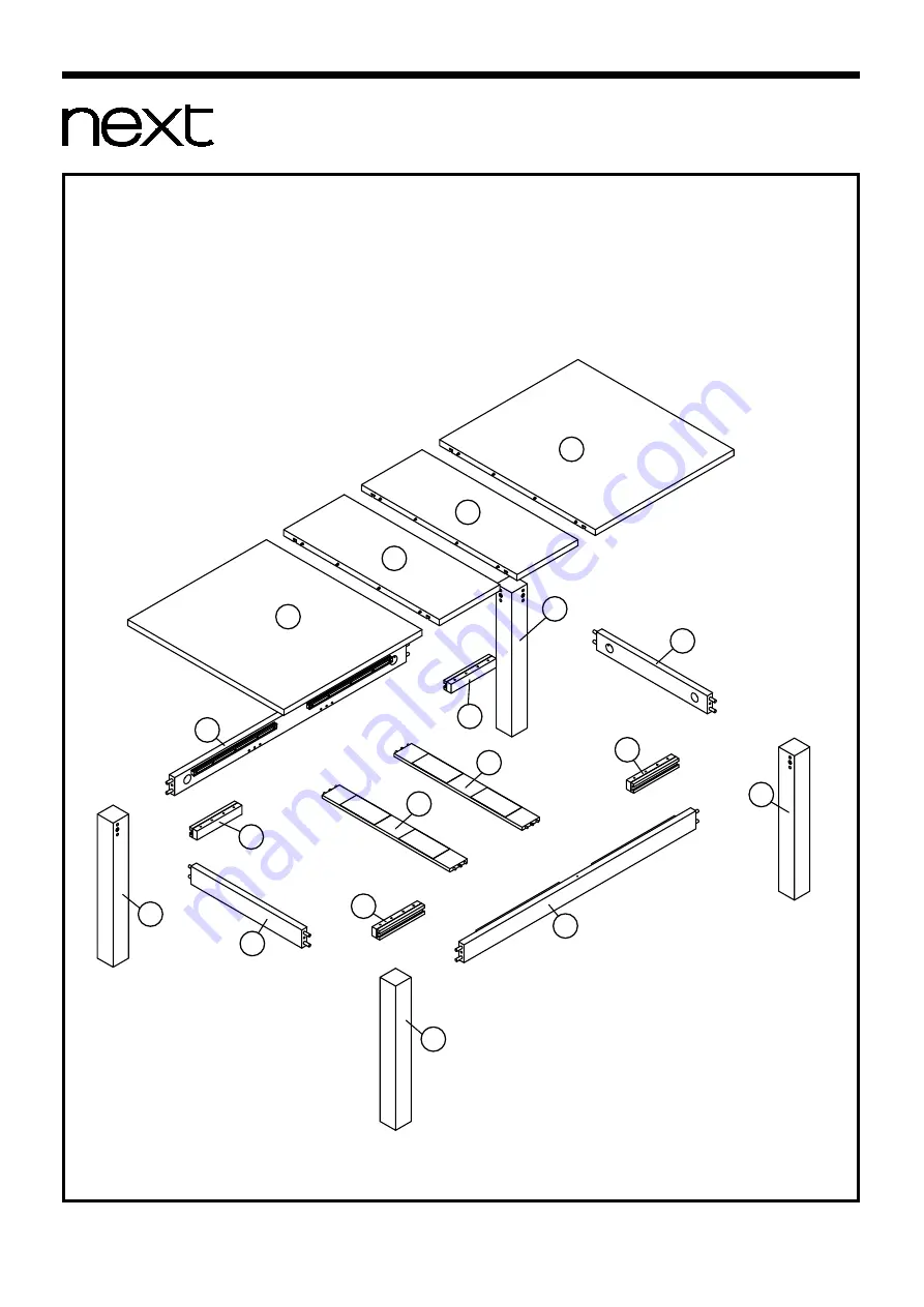 Next 417585 Assembly Instructions Manual Download Page 3