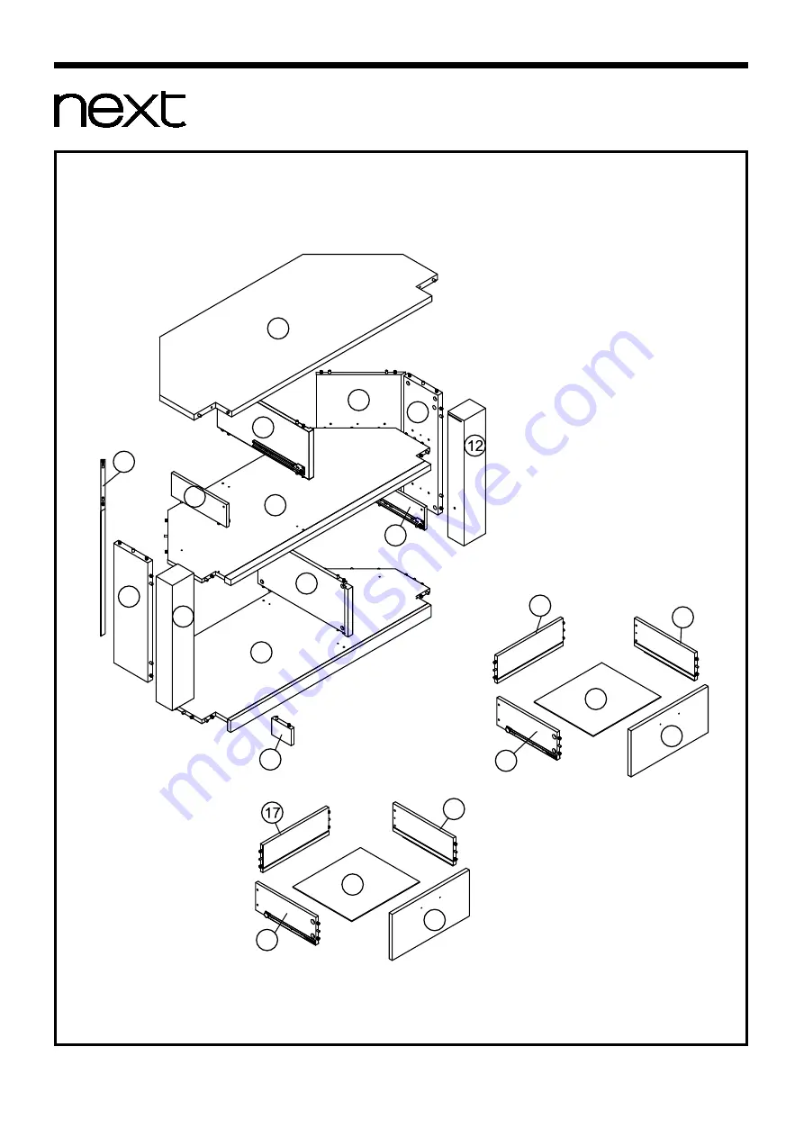 Next 433723 Assembly Instructions Manual Download Page 3