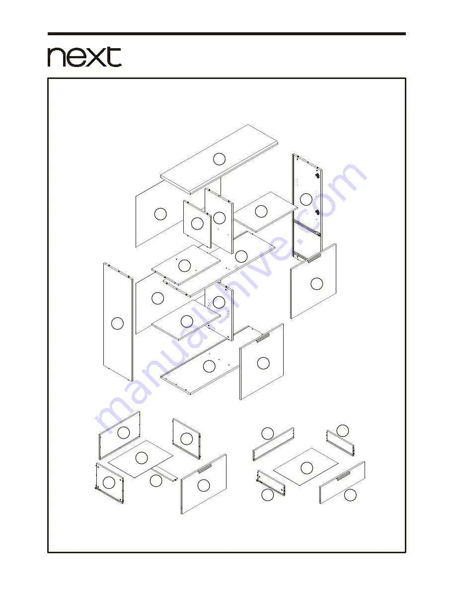 Next 436345 Assembly Instructions/Use And Care Manual Download Page 3