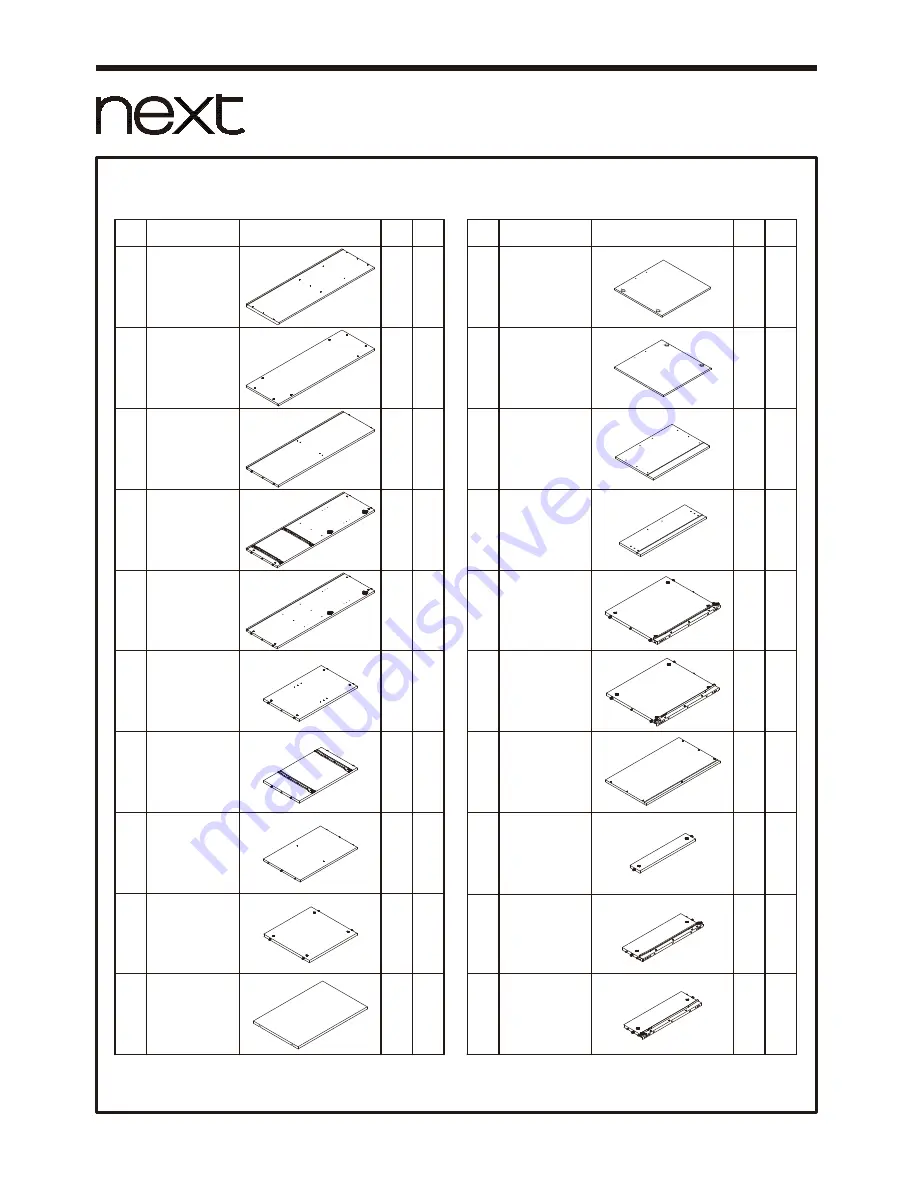 Next 436345 Assembly Instructions/Use And Care Manual Download Page 4