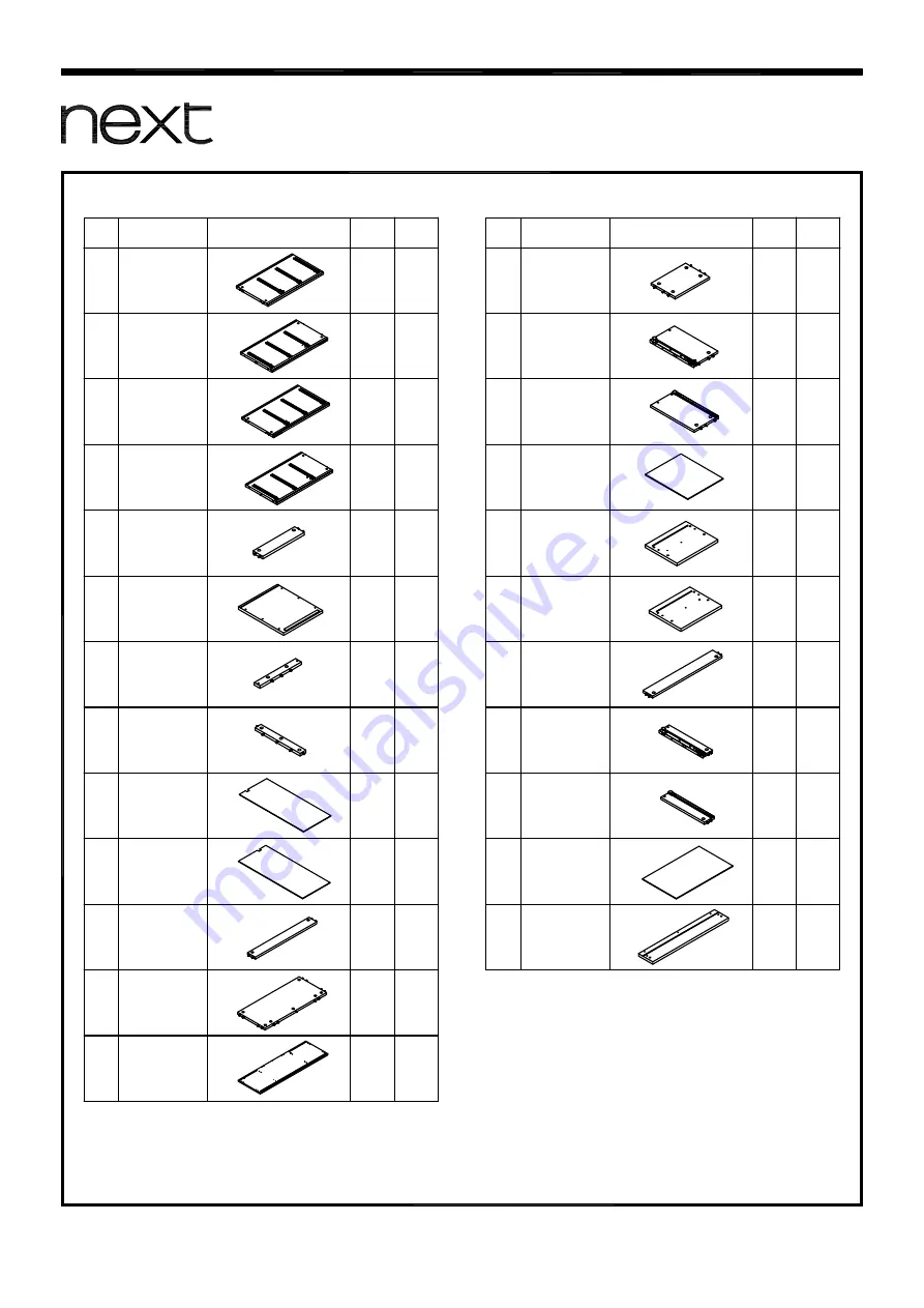 Next 478299 Assembly Instructions Manual Download Page 4