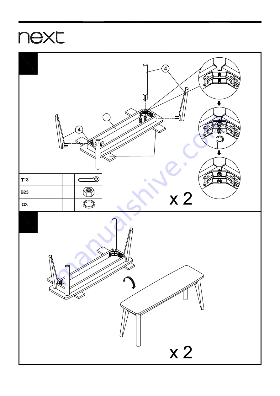 Next 536582 Assembly Instructions Manual Download Page 6