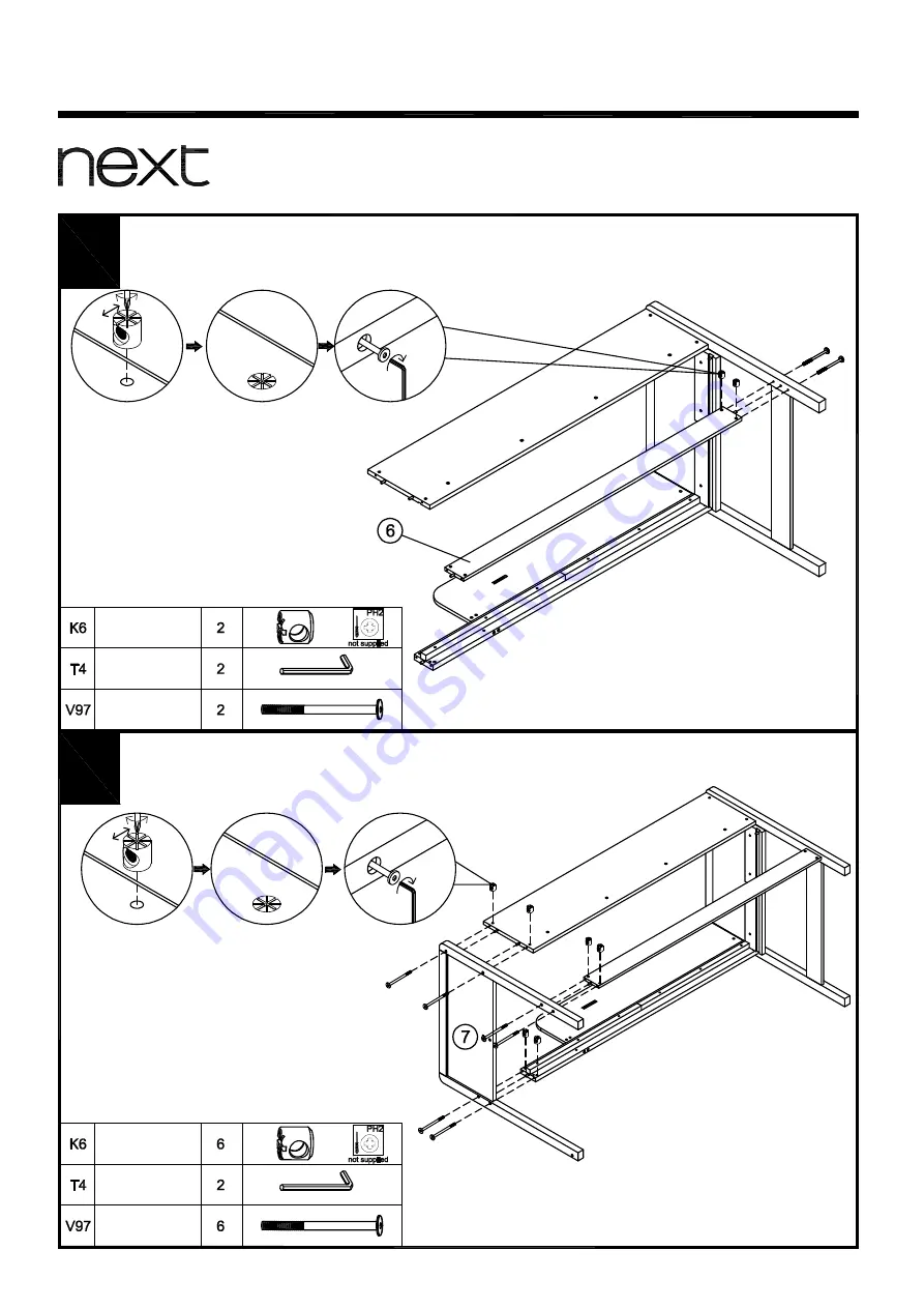 Next 565825 Assembly Instructions Manual Download Page 8